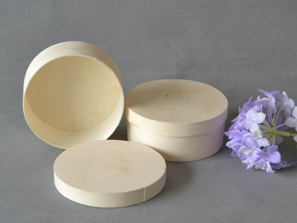 wholesale cheap poplar wood round box veneer wood cheese cake boxes10
